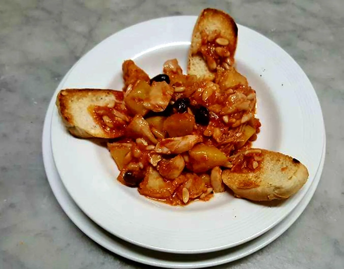 Piatto di pesce del Ristorante Miro a Pegli